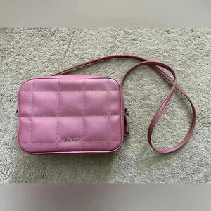 Nine West | Pink Quilted Crossbody Bag Purse | Zip Close